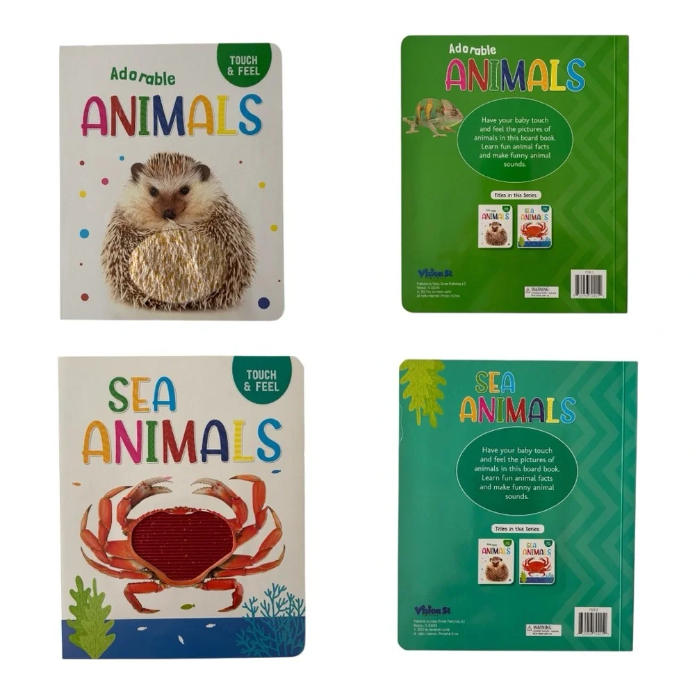 Series Books by Vision St. Publishing Adorable Animals  and Sea Animals